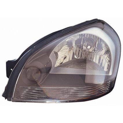 Headlight Assembly Composite Left Clear Reflector Gray Bezel CAPA for Hyundai Tucson 2005–2009