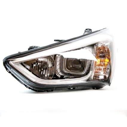 Headlight Assembly Composite Left Halogen CAPA for Hyundai Santa Fe Sport 2013–2016