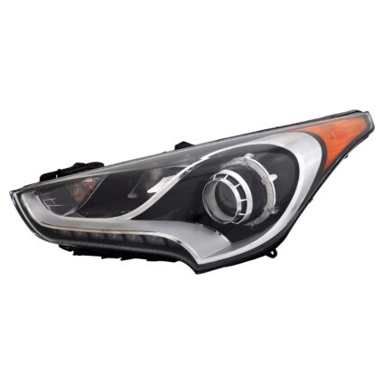 Headlight Assembly Composite Left Type 2 Projector Type for Hyundai Veloster 2012–2017