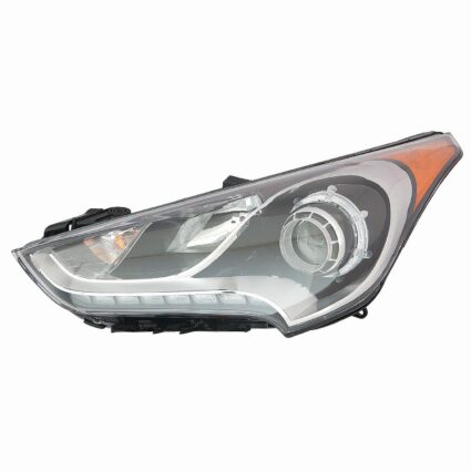Headlight Assembly Composite Left Type 2 Projector Type CAPA for Hyundai Veloster 2012–2017