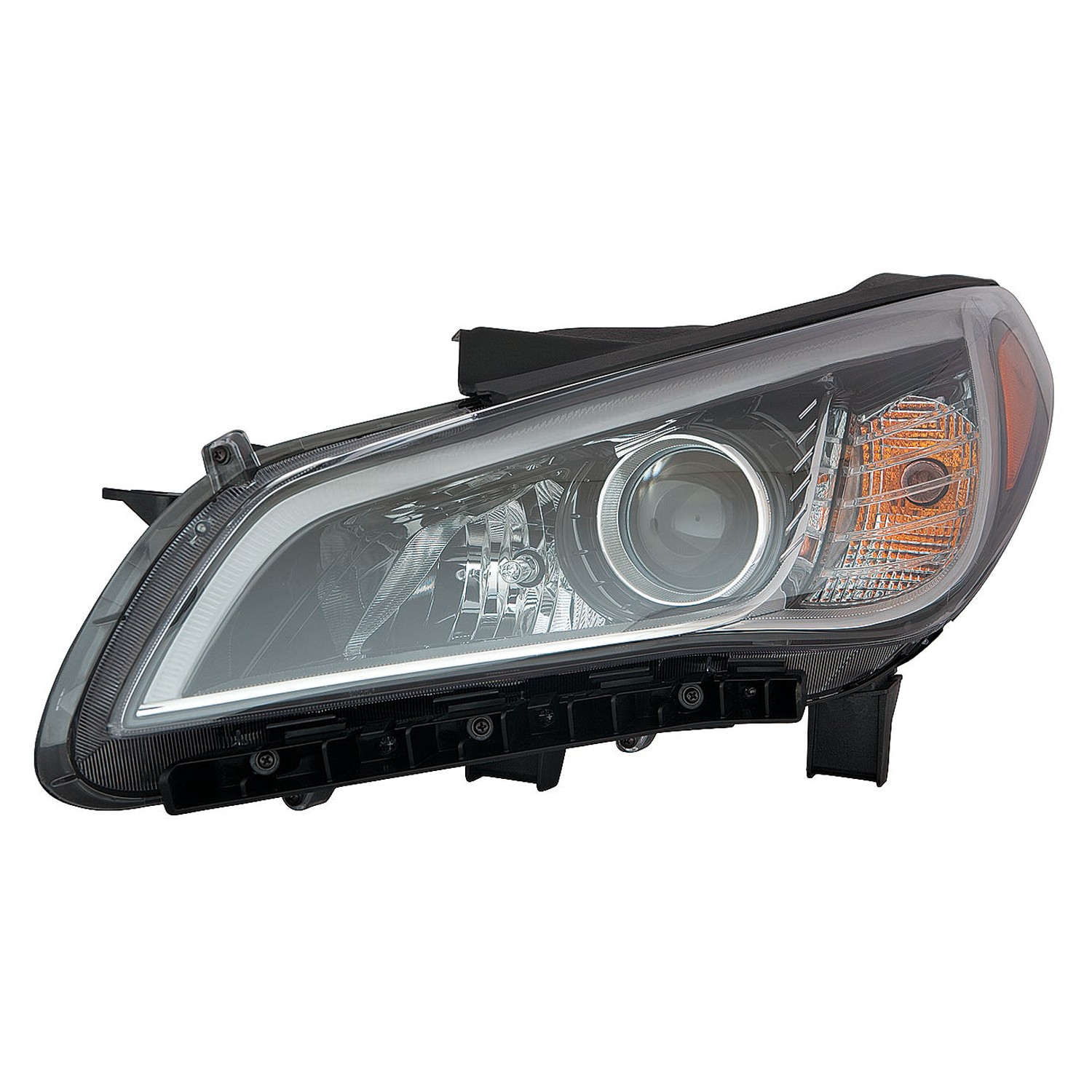 Headlight Assembly Composite Left Halogen CAPA for Hyundai Sonata Limited Sport Sport 2.0T Limited 2.0T Sport Tech 2015–2017