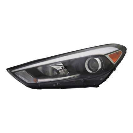 Headlight Assembly Composite Left Halogen w/o LED Position Lamp CAPA for Hyundai Tucson 2016–2018