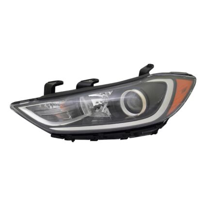 Headlight Assembly Composite Left HID w/Dynamic Bending CAPA for Hyundai Elantra 2017–2018