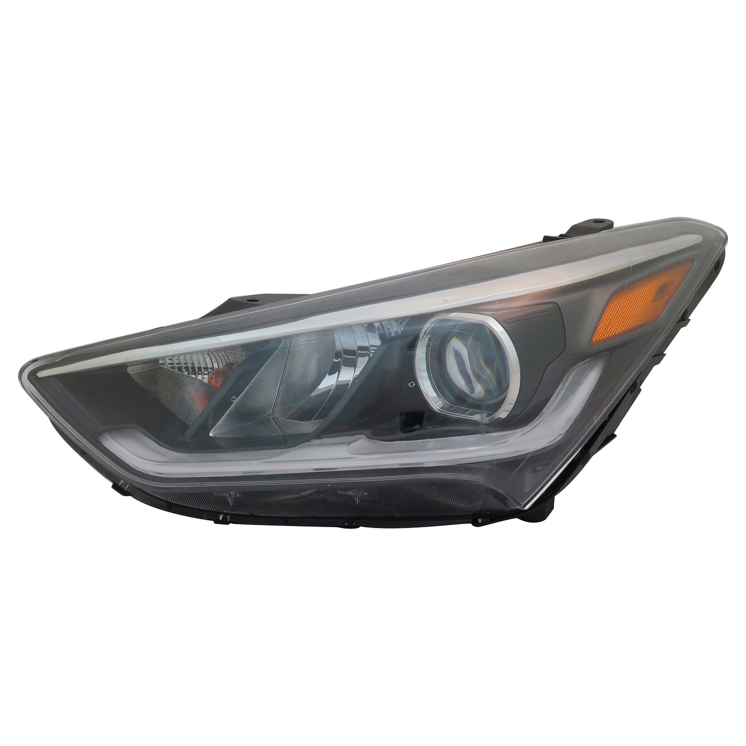 Headlight Assembly Composite Left LED CAPA for Hyundai Santa Fe Santa Fe XL
