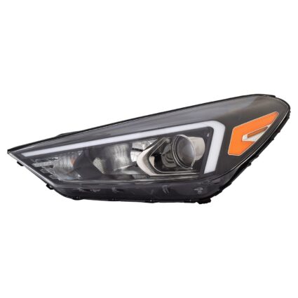 Headlight Assembly Composite Left Halogen w/o LED Position Lamp for Hyundai Tucson 2019–2021