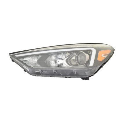Headlight Assembly Composite Left Halogen w/o LED Position Lamp CAPA for Hyundai Tucson 2019–2021