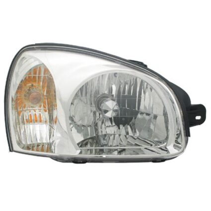 Headlight Assembly Composite Right Includes Park/Signal Lamps From 7/15/03 for Hyundai Santa Fe 2003–2006