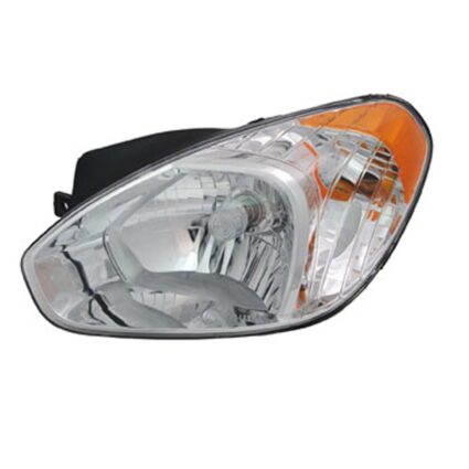 Headlight Assembly Composite Right for Hyundai Accent Sedan Hatchback 2007–2011