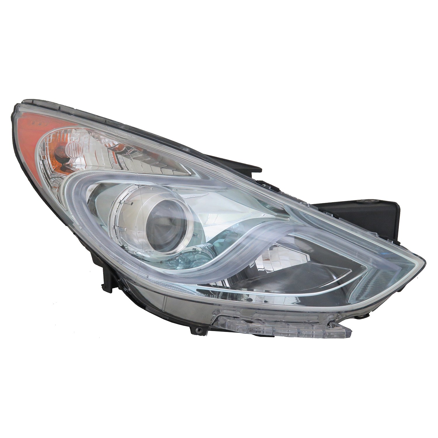 Headlight Assembly Composite Right CAPA for Hyundai Sonata Hybrid Hybrid Premium Hybrid Limited 2011–2015