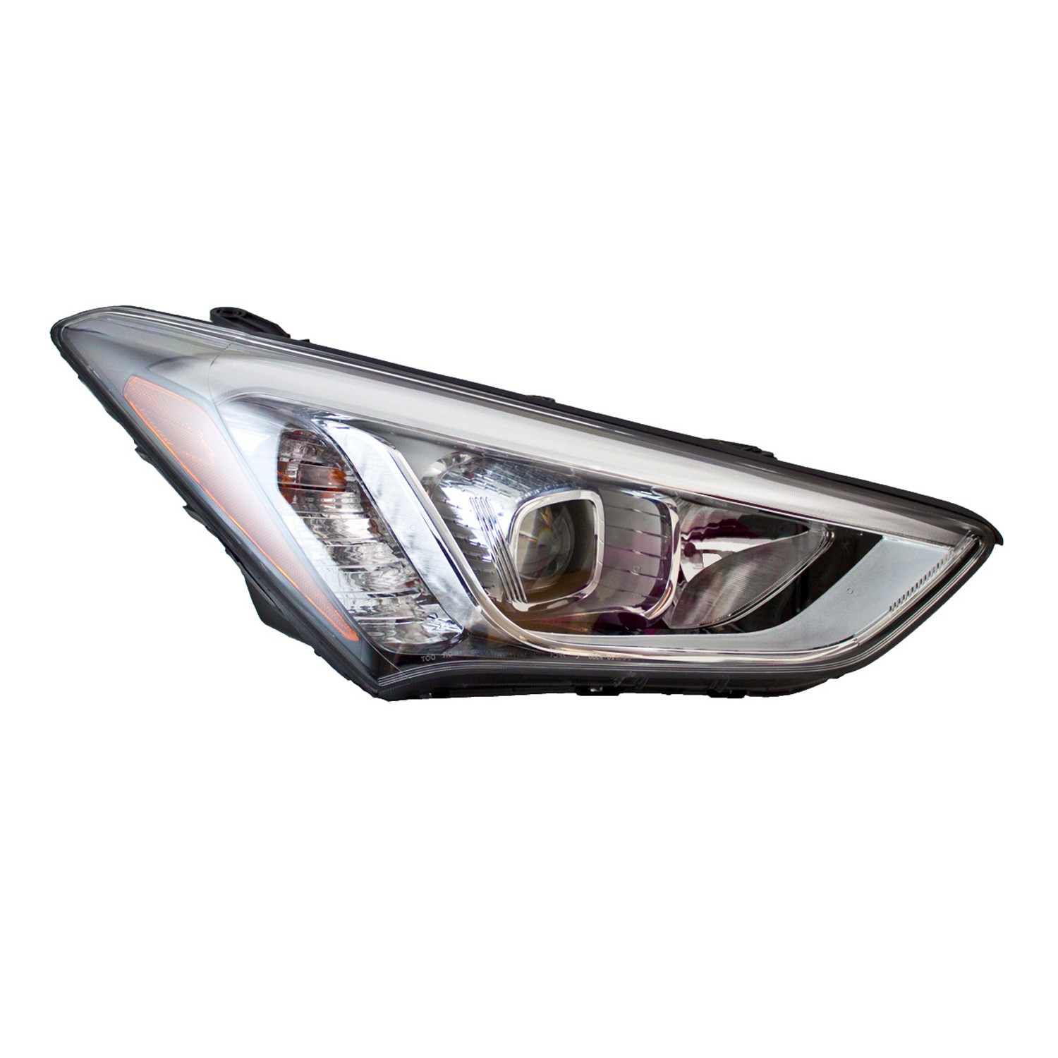 Headlight Assembly Composite Right Xenon for Hyundai Santa Fe Sport 2013–2016
