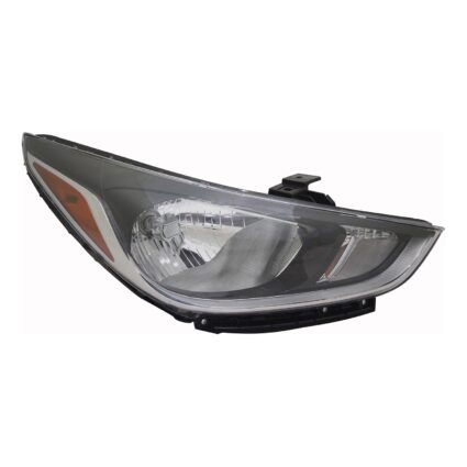 Headlight Assembly Composite Right Halogen Standard Type CAPA for Hyundai Accent Hatchback Sedan 2018–2022