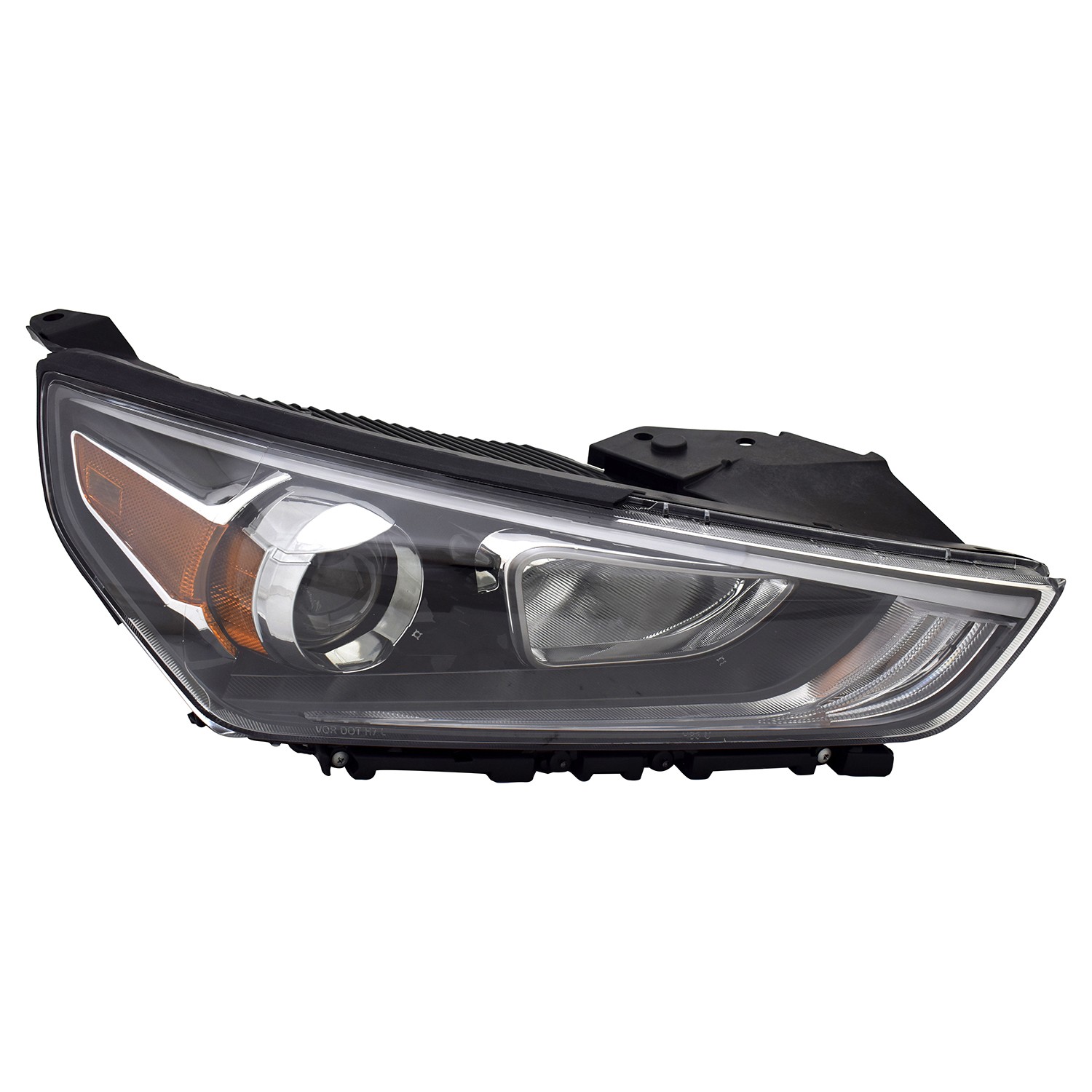 Headlight Assembly Composite Right Halogen for Hyundai Ioniq 2020–2022