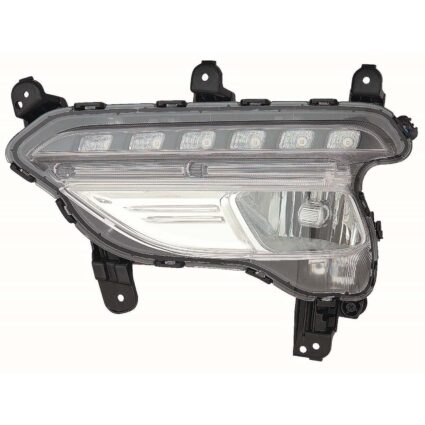 Fog Light Assembly Left w/Around View Monitor CAPA for Hyundai Santa Fe Sport 2017–2018