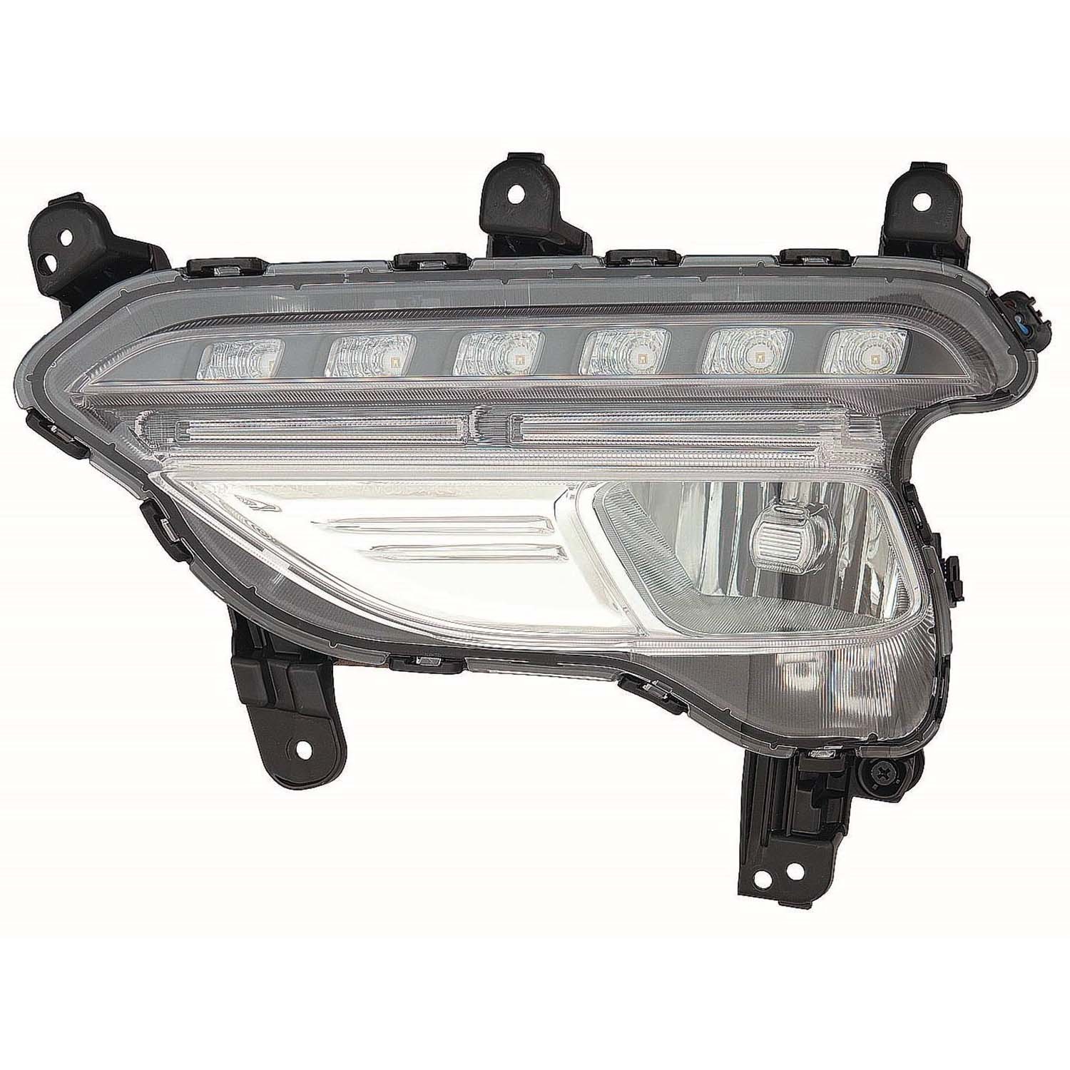 Fog Light Assembly Left w/Around View Monitor CAPA for Hyundai Santa Fe Sport 2017–2018