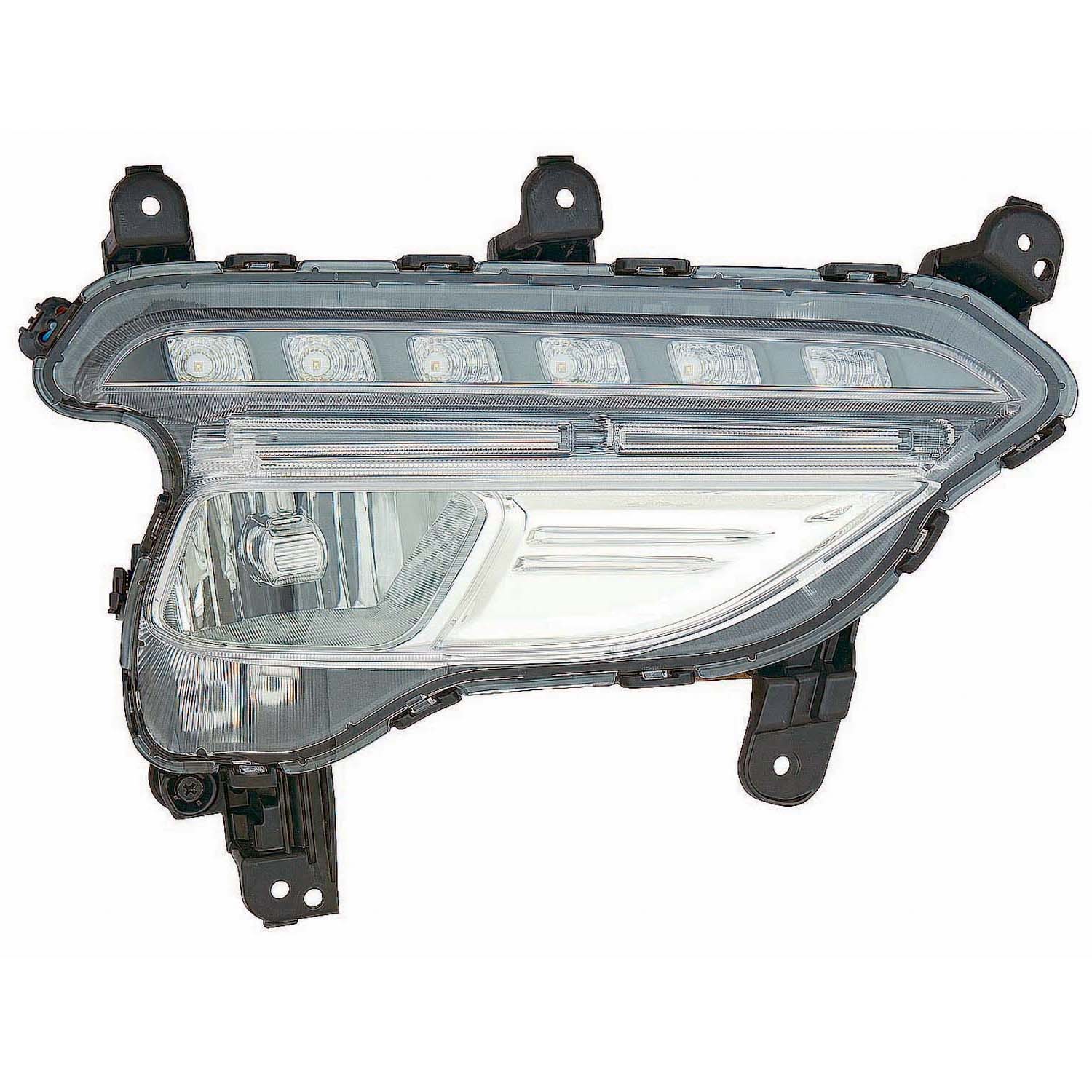 Fog Light Assembly Right w/Around View Monitor CAPA for Hyundai Santa Fe Sport 2017–2018