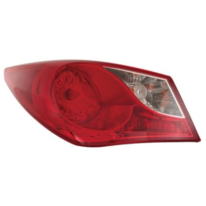 Tail Light Assembly Left Outer Bulb Type CAPA for Hyundai Sonata Limited 2.0T 2.0T Limited GL SE GLS 2011–2014