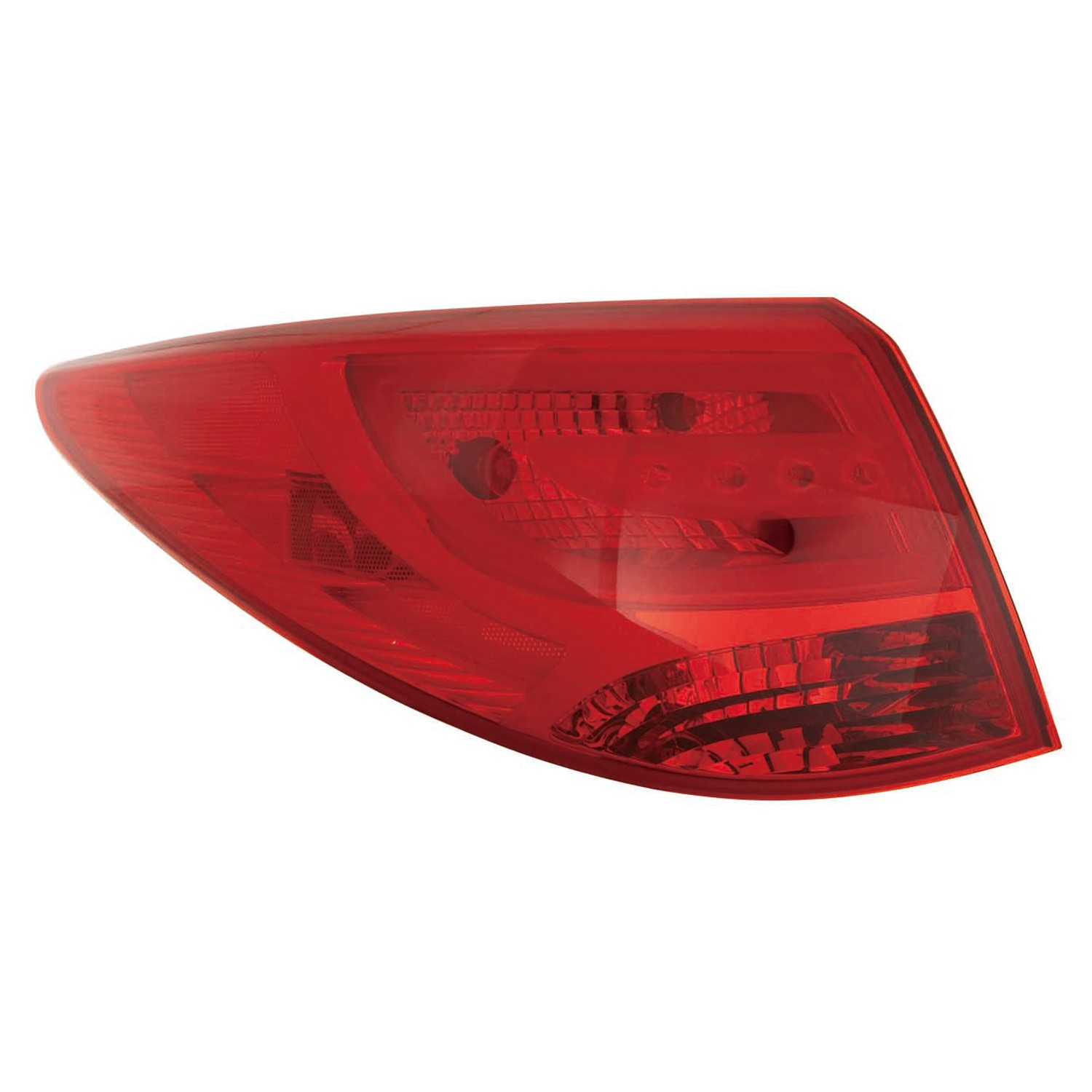 Tail Light Assembly Left Outer Bulb Type CAPA for Hyundai Tucson 2010–2015