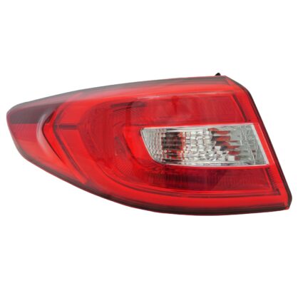 Tail Light Assembly Left Outer Bulb Type for Hyundai Sonata 2015–2017