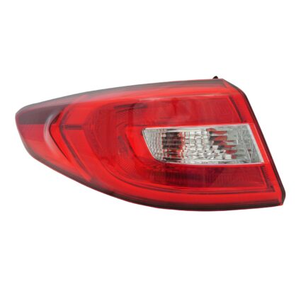 Tail Light Assembly Left Outer Bulb Type CAPA for Hyundai Sonata 2015–2017