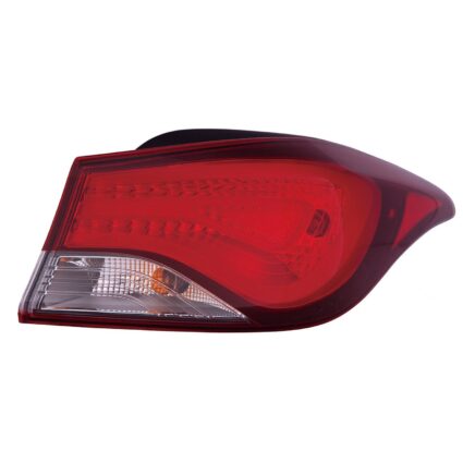 Tail Light Assembly Left Outer Halogen Korea Built CAPA for Hyundai Elantra Elantra Coupe