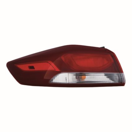 Tail Light Assembly Left Outer Bulb Type USA Built CAPA for Hyundai Elantra 2017–2018