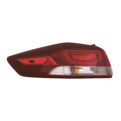 Tail Light Assembly Left Outer LED Type CAPA for Hyundai Elantra 2017–2018