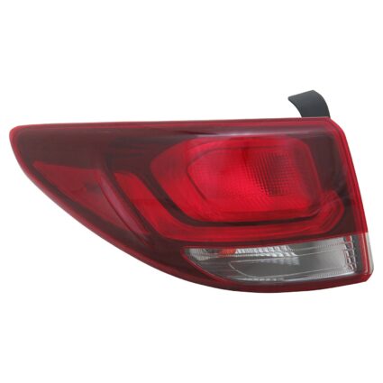 Tail Light Assembly Left Outer Standard Clear Lens CAPA for Hyundai Santa Fe Santa Fe XL