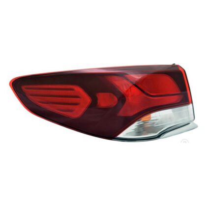 Tail Light Assembly Left Outer Bulb Type CAPA for Hyundai Sonata 2018–2019
