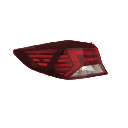 Tail Light Assembly Left Outer Bulb Type USA Built CAPA for Hyundai Elantra 2019–2020