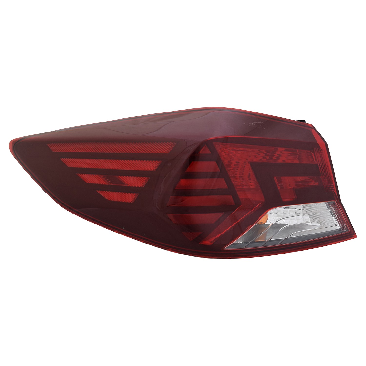 Tail Light Assembly Left Outer Bulb Type Korea Built for Hyundai Elantra 2019–2020