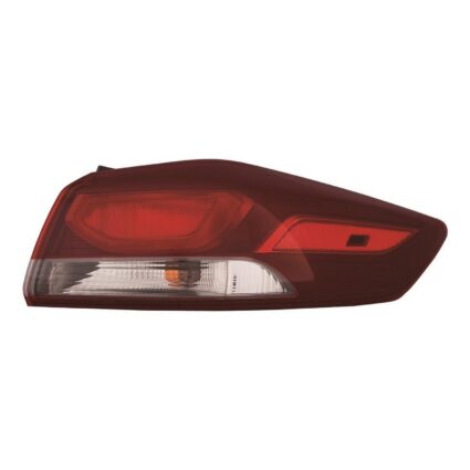 Tail Light Assembly Right Outer Bulb Type USA Built CAPA for Hyundai Elantra 2017–2018