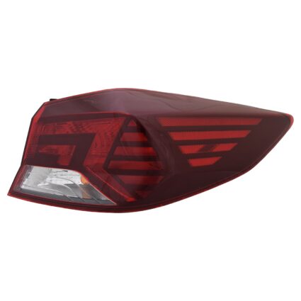 Tail Light Assembly Right Outer Bulb Type Korea Built for Hyundai Elantra 2019–2020