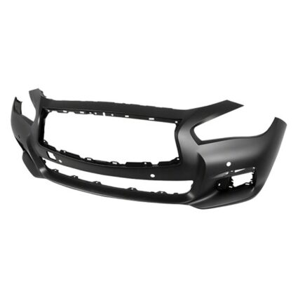Bumper Cover Front w/Object Sensors Primed for INFINITI Q50 Base Premium 2014–2017