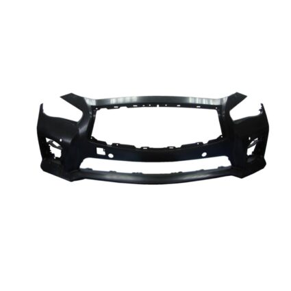 Bumper Cover Front w/Object Sensors Primed for INFINITI Q50 Sport Seduction Red Sport 400 2014–2017