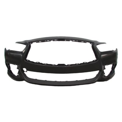 Bumper Cover Front w/o Object Sensors Primed CAPA for INFINITI QX60 2016–2020