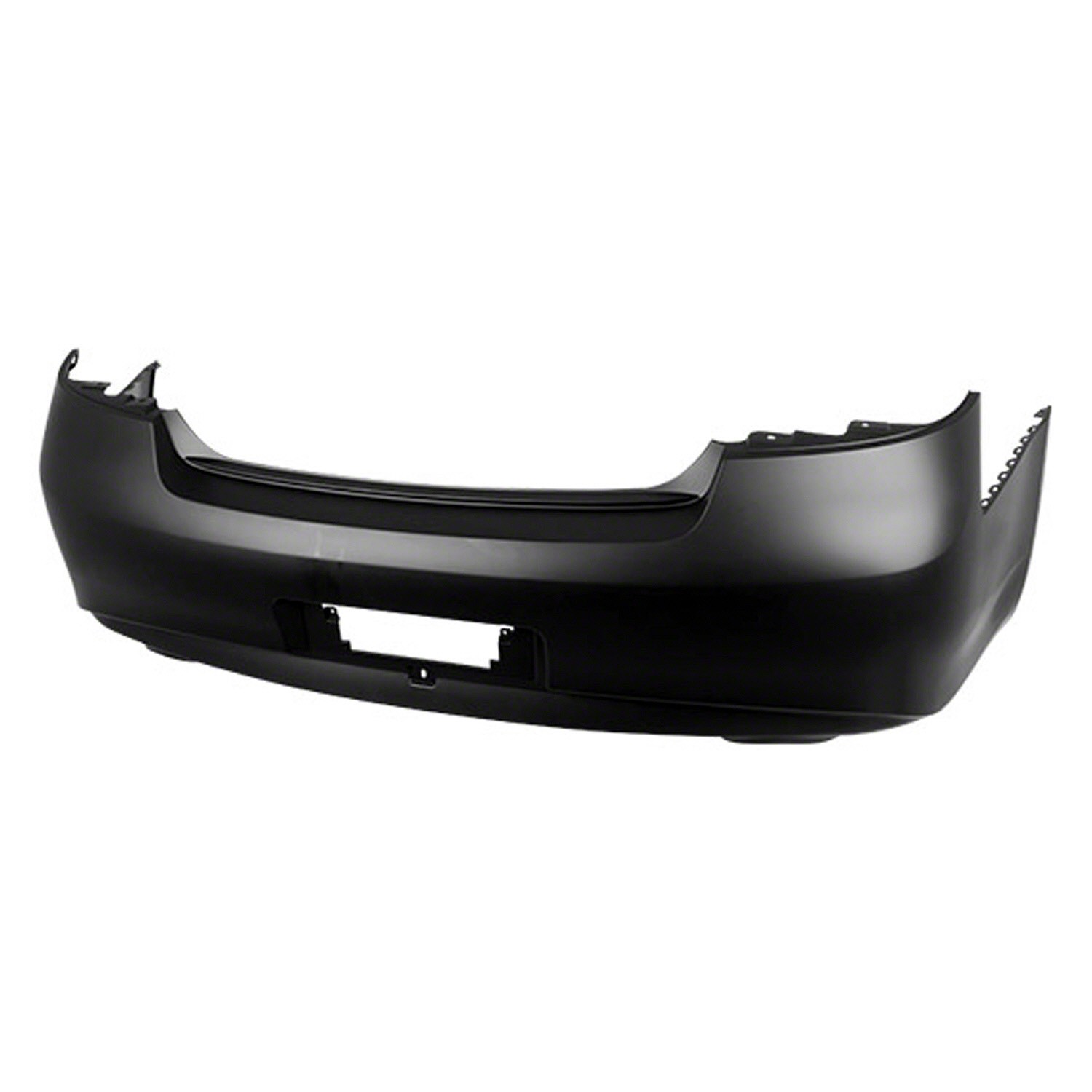 Bumper Cover Rear w/o Premium Pkg w/o Park Sensors Primed CAPA for INFINITI G25 G37 Q40