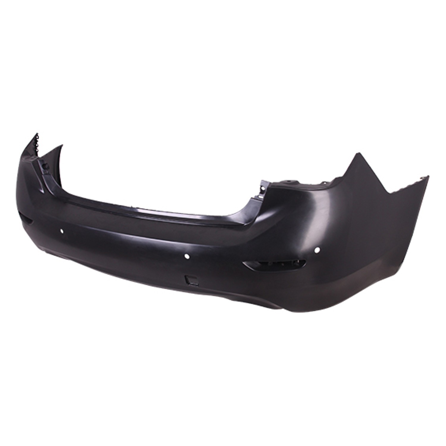 Bumper Cover Rear w/o Object Sensors Primed for INFINITI Q50 2014–2017