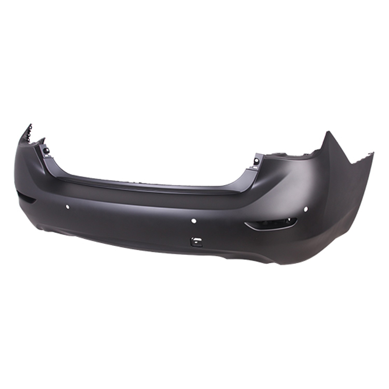 Bumper Cover Rear w/Object Sensors Primed CAPA for INFINITI Q50 2014–2017