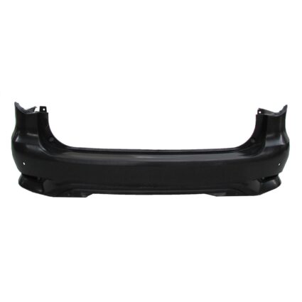 Bumper Cover Rear w/o Backup Collision Intervention w/Park Assist w/Towing Hitch Primed for INFINITI QX60 2016–2017