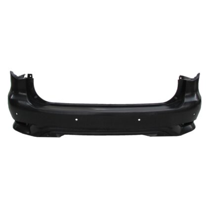 Bumper Cover Rear w/Backup Collision Intervention w/Park Assist w/Towing Hitch Primed CAPA for INFINITI QX60 2016–2017