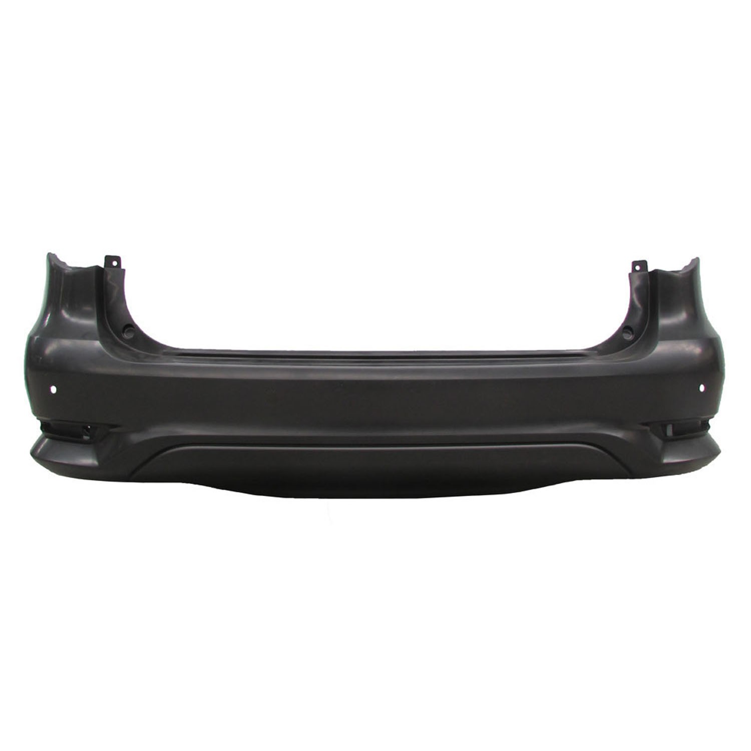 Bumper Cover Rear w/o Backup Collision Intervention w/Park Assist w/o Towing Hitch Primed for INFINITI QX60 2016–2017