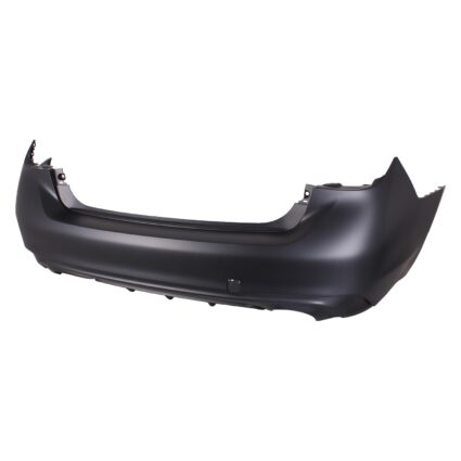 Bumper Cover Rear w/o Object Sensors Primed CAPA for INFINITI Q50 2018–2023