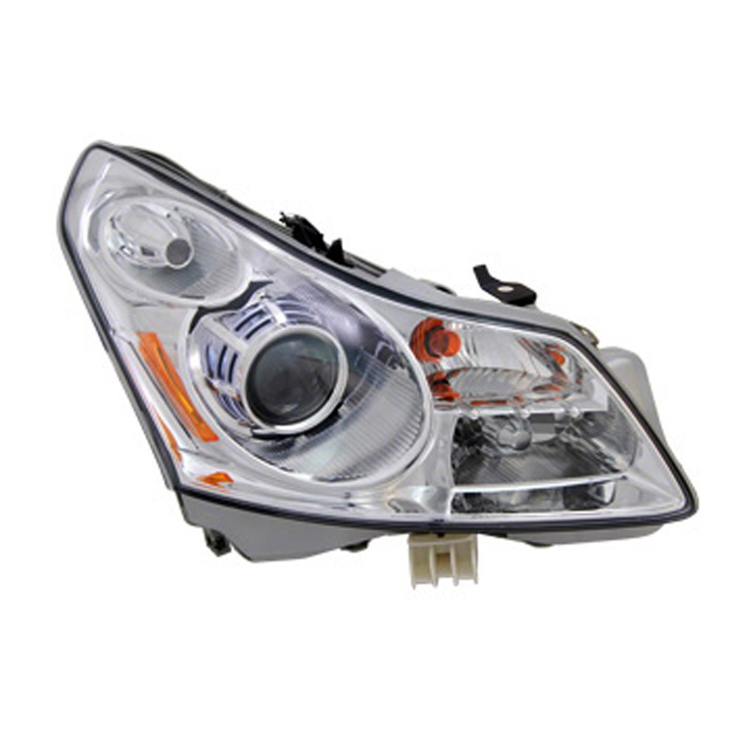Headlight Assembly Composite Right w/o Technology Pkg for INFINITI G35 Sedan 2007–2008