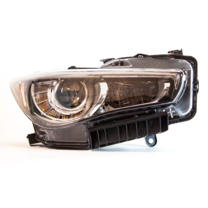 Headlight Assembly Composite Right w/o Adaptive Headlamps CAPA for INFINITI Q50 2014–2017