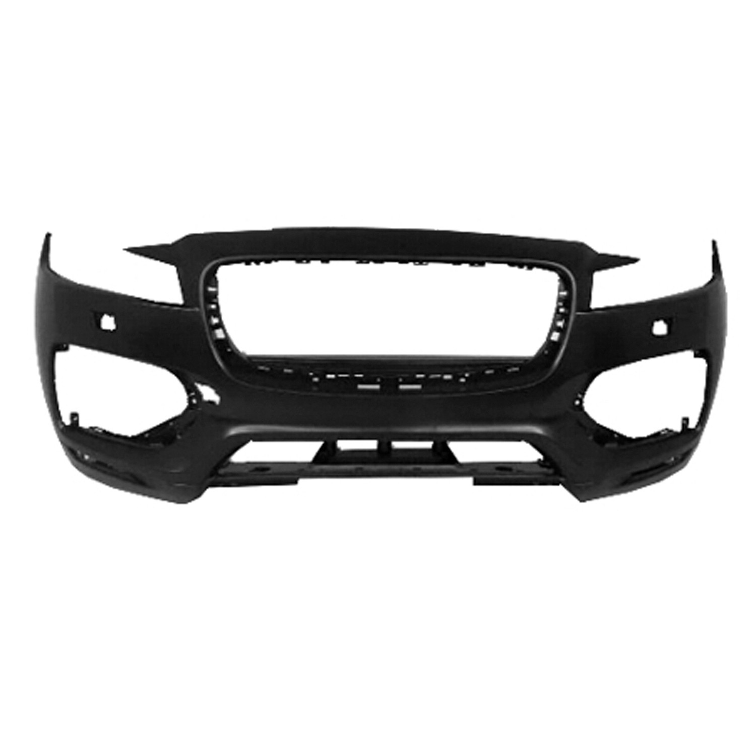 Bumper Cover Front w/o Active Park Assist Primed for Jaguar F-Pace R-Sport First Edition S 2017–2018