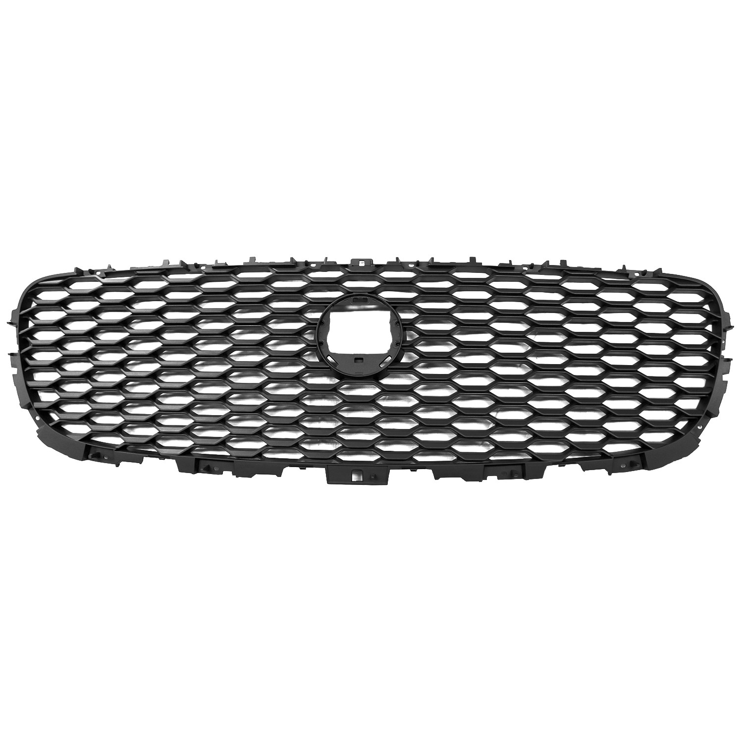 Grille Assembly w/o Front View Camera Black for Jaguar E-Pace 2018–2020