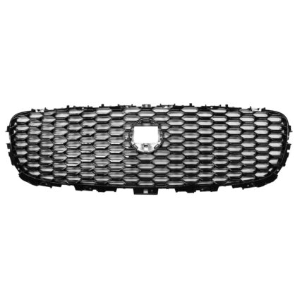 Grille Assembly w/o Front View Camera Gloss Black for Jaguar E-Pace 2018–2020