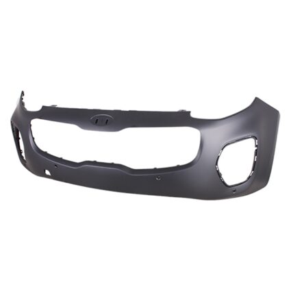 Bumper Cover Front w/Park Assist Primed CAPA for Kia Sportage 2017–2019
