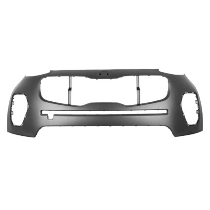 Bumper Cover Front w/o Parking Sensors Primed CAPA for Kia Sportage LX EX 2017–2019