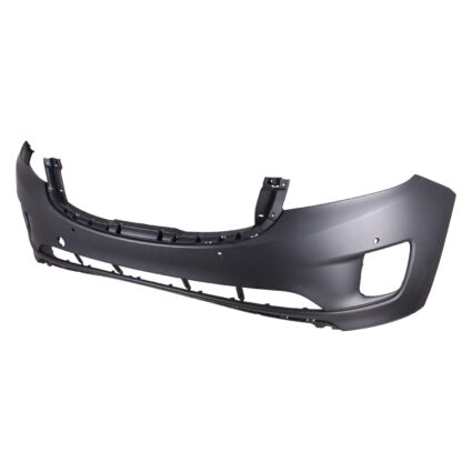 Bumper Cover Front w/Park Assist System Primed CAPA for Kia Sedona L LX EX SX 2015–2018